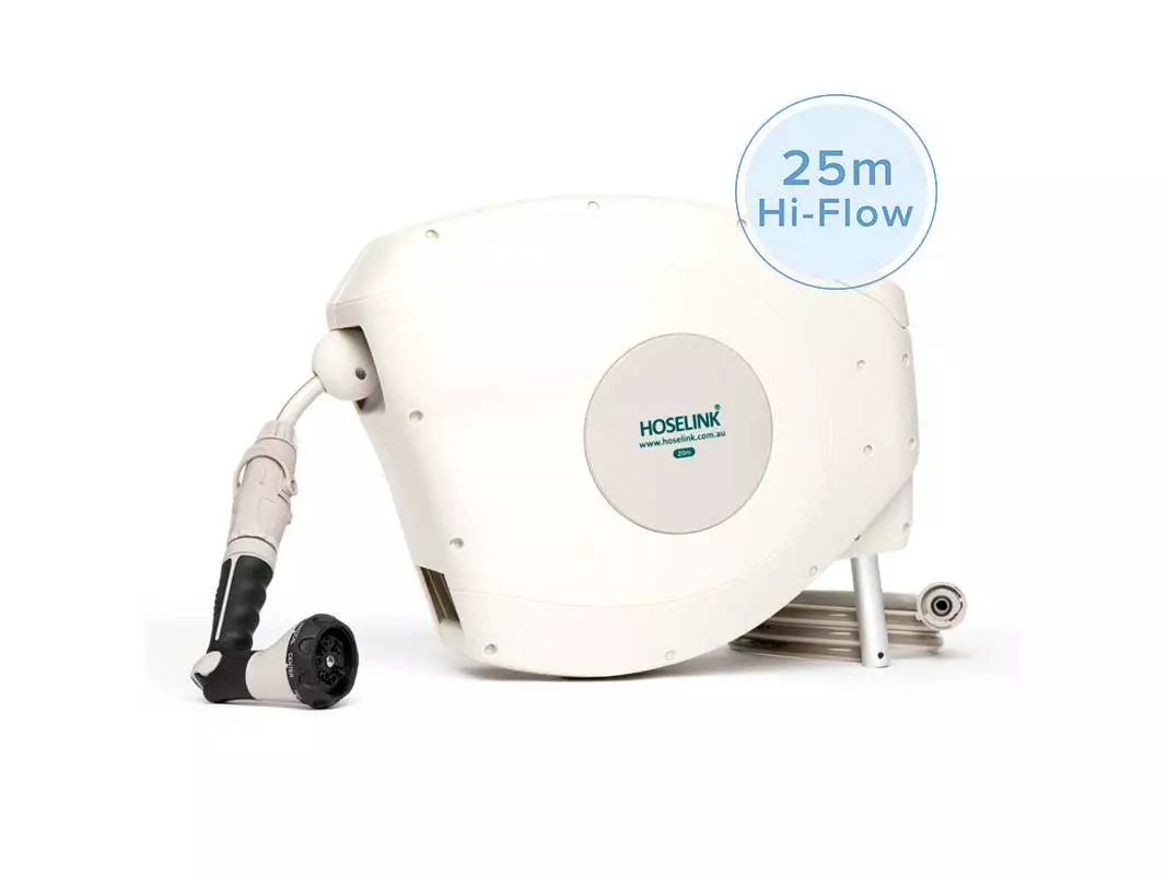 Hoselink Hi-Flow 25m Retractable Hose Reel 5 Hoselink Hi-Flow 25m Retractable Hose Reel