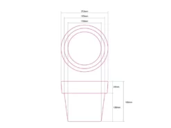 Bendo 'POT' Medium Indoor Plant Pot Pots & Hanging Baskets