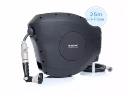 Hoselink Best Selling Gifts Hi-Flow 25m Retractable Hose Reel - Charcoal