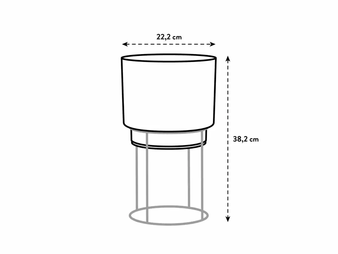 Elho Eco Stand + Plant + Pot (includes Coir) 10 Elho Eco Stand + Plant + Pot (includes Coir)
