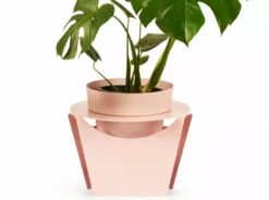Bendo 'GROW' Sheet Metal Plant Stand & Large Pot