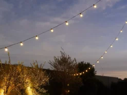Hoselink Warm White Solar Party Bulb String Lights - 25 Bulb EXTENSION Set Outdoor Living