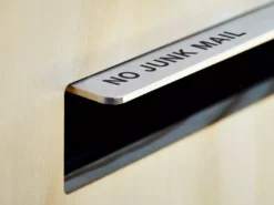 Javidesign Outdoor Living Wall Mount Letterbox + Planter - Charcoal