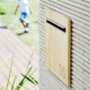 Javidesign Outdoor Living Fence Mount Letterbox (with Custom Numbers)