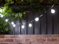 Hoselink Cool White Solar Party Bulb String Lights - 25 Bulb Starter Set Outdoor Accessories