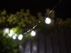 Hoselink Cool White Solar Party Bulb String Lights - 25 Bulb EXTENSION Set