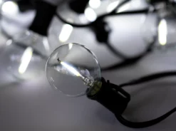 Hoselink Cool White Solar Party Bulb String Lights - 25 Bulb EXTENSION Set