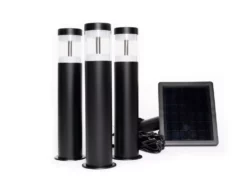 Hoselink Solar Garden Path Lights - Cool White (3 Pack)