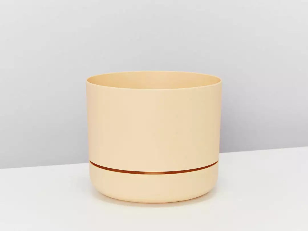 Mr Kitly Yellow Selfwatering Pots 170mm 3 Mr Kitly Yellow Selfwatering Pots 170mm