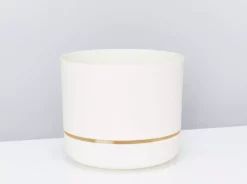 Outdoor Living Mr Kitly White Linen Selfwatering Pots 250mm