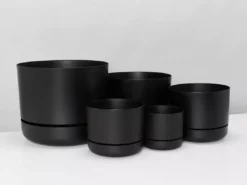 Outdoor Accessories Mr Kitly Black Selfwatering Pots 170mm - Recycled Plastic 8 Outdoor Accessories Mr Kitly Black Selfwatering Pots 170mm - Recycled Plastic