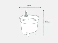Indoor Garden Self-Watering Eco ♻️ Hanging Planter - Pot + Plant + Soil Office & Home Office