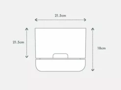 Mr Kitly Fog Selfwatering Pots 215mm Outdoor Accessories