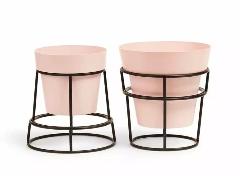 Bendo Plant Stakes & Stands 'POTPLANT' Plant Stand & Large Pot Bundle 3 Bendo Plant Stakes & Stands 'POTPLANT' Plant Stand & Large Pot Bundle