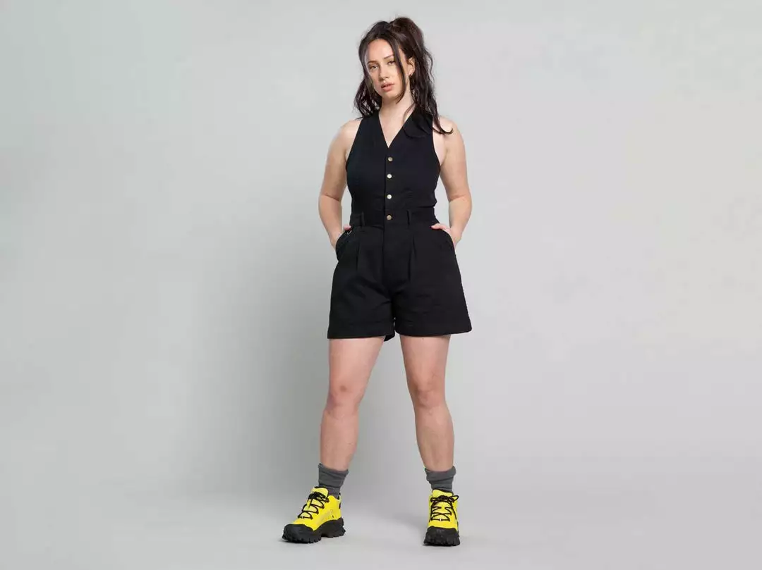 Suk Workwear Cropped Open Front Overalls 7 Suk Workwear Cropped Open Front Overalls