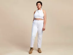 Suk Workwear Slim Pants (White)