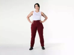 SUK Workwear Slim Pants (Oxblood)