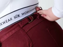 SUK Workwear Slim Pants (Oxblood)