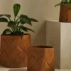 Tree Stripes Pty Ltd Pots & Hanging Baskets Weaved Basket Niu - Natural Brown