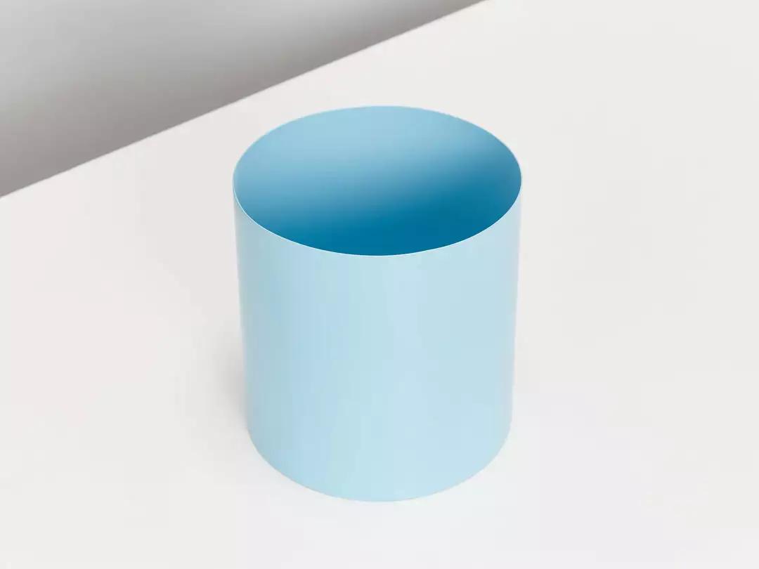 Urban Eden Sky Blue Vessel + Potted Plant 10 Urban Eden Sky Blue Vessel + Potted Plant