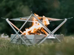 Outdoor Living Barebones Wolf And Grizzly Campfire Trio