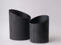 Tree Stripes Pty Ltd Hi-Lo Pot Palms - Black