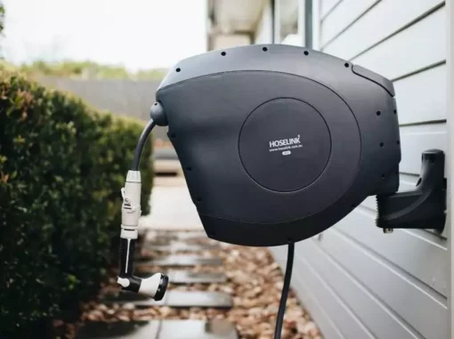 Hoselink Best Selling Gifts Hi-Flow 25m Retractable Hose Reel - Charcoal