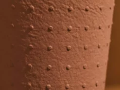 Tree Stripes Pty Ltd Conical Pot Dotty - Pale Blush Pots & Hanging Baskets