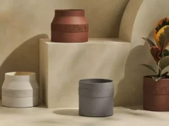 Tree Stripes Pty Ltd Matki Pot Kilima - Light Grey 7 Tree Stripes Pty Ltd Matki Pot Kilima - Light Grey