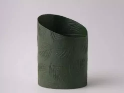 Tree Stripes Pty Ltd Hi-Lo Pot Palms - Olive Green Pots & Hanging Baskets