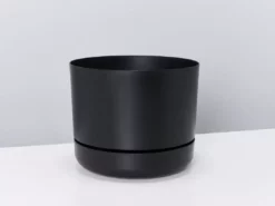 Mr Kitly Black Selfwatering Pots 250mm - Recycled Plastic Outdoor Living