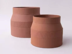 Tree Stripes Pty Ltd Pots & Hanging Baskets Matki Pot Kilima - Rustic Brown