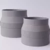 Tree Stripes Pty Ltd Matki Pot Kilima - Light Grey