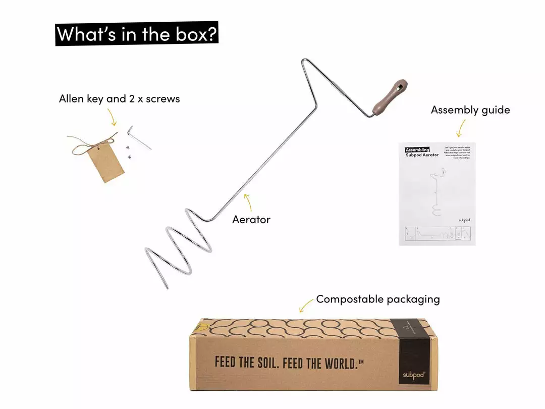 Subpod AU Subpod Compost Aerator 6 Subpod AU Subpod Compost Aerator
